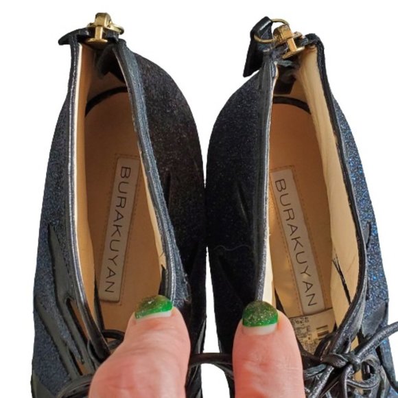 Burak Uyan Lace Up High Heels Size 8.5 (40) - Picture 6 of 10